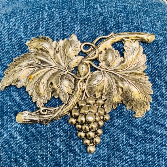 Jeans Jacket Diamond Duds Vintage Grapevine Custom Silver Hardware Denim Jacket - Picture 10 of 14